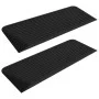 Rampas de umbral goma 2 uds 110x41x5 cm de vidaXL, Señales de carretera y tráfico - Ref: Foro24-150975, Precio: 98,55 €, Desc...