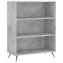 Aparador alto madera contrachapada gris hormigón 69,5x34x180 cm de vidaXL, Aparadores - Ref: Foro24-3196047, Precio: 130,76 €...