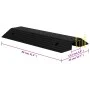 Rampa de umbral puente 2 uds goma 80x40x8 cm de vidaXL, Señales de carretera y tráfico - Ref: Foro24-150979, Precio: 158,23 €...