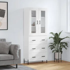 Tall white plywood sideboard 69.5x34x180 cm by vidaXL, Sideboards - Ref: Foro24-3198409, Price: 203,93 €, Discount: %