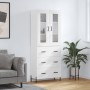 Aparador alto madera contrachapada blanco 69,5x34x180 cm de vidaXL, Aparadores - Ref: Foro24-3198409, Precio: 206,47 €, Descu...