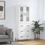 Tall white plywood sideboard 69.5x34x180 cm by vidaXL, Sideboards - Ref: Foro24-3198409, Price: 203,93 €, Discount: %