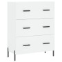 Aparador alto madera contrachapada blanco 69,5x34x180 cm de vidaXL, Aparadores - Ref: Foro24-3198409, Precio: 206,47 €, Descu...