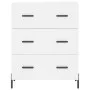 Tall white plywood sideboard 69.5x34x180 cm by vidaXL, Sideboards - Ref: Foro24-3198409, Price: 203,93 €, Discount: %