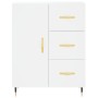 Aparador alto madera contrachapada blanco 69,5x34x180 cm de vidaXL, Aparadores - Ref: Foro24-3198449, Precio: 178,17 €, Descu...