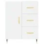 Hohes weißes Sperrholz-Sideboard 69,5 x 34 x 180 cm von vidaXL, Sideboards - Ref: Foro24-3198449, Preis: 175,83 €, Rabatt: %