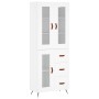 Aparador alto madera contrachapada blanco 69,5x34x180 cm de vidaXL, Aparadores - Ref: Foro24-3198569, Precio: 174,99 €, Descu...