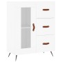 Aparador alto madera contrachapada blanco 69,5x34x180 cm de vidaXL, Aparadores - Ref: Foro24-3198569, Precio: 174,99 €, Descu...