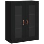 Aparador alto madera contrachapada negro 69,5x34x180 cm de vidaXL, Aparadores - Ref: Foro24-3198570, Precio: 177,27 €, Descue...