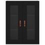 Aparador alto madera contrachapada negro 69,5x34x180 cm de vidaXL, Aparadores - Ref: Foro24-3198570, Precio: 177,27 €, Descue...