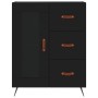 Aparador alto madera contrachapada negro 69,5x34x180 cm de vidaXL, Aparadores - Ref: Foro24-3198570, Precio: 177,27 €, Descue...