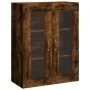 Aparador alto madera contrachapada roble ahumado 69,5x34x180 cm by vidaXL, Sideboards - Ref: Foro24-3198574, Price: 159,57 €,...