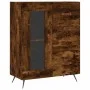 Aparador alto madera contrachapada roble ahumado 69,5x34x180 cm by vidaXL, Sideboards - Ref: Foro24-3198574, Price: 159,57 €,...