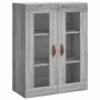 High sideboard sonoma gray plywood 69.5x34x180 cm by vidaXL, Sideboards - Ref: Foro24-3198575, Price: 173,09 €, Discount: %