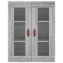 Aparador alto madera contrachapada gris sonoma 69,5x34x180 cm de vidaXL, Aparadores - Ref: Foro24-3198575, Precio: 175,34 €, ...