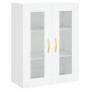 Aparador alto madera contrachapada blanco 69,5x34x180 cm de vidaXL, Aparadores - Ref: Foro24-3198577, Precio: 179,06 €, Descu...
