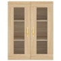 Aparador alto madera contrachapada color roble 69,5x34x180 cm de vidaXL, Aparadores - Ref: Foro24-3198580, Precio: 174,68 €, ...