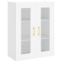 Aparador alto madera contrachapada blanco 69,5x34x180 cm de vidaXL, Aparadores - Ref: Foro24-3198585, Precio: 188,12 €, Descu...