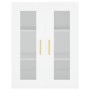 Aparador alto madera contrachapada blanco 69,5x34x180 cm de vidaXL, Aparadores - Ref: Foro24-3198585, Precio: 188,12 €, Descu...