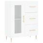 Aparador alto madera contrachapada blanco 69,5x34x180 cm de vidaXL, Aparadores - Ref: Foro24-3198585, Precio: 188,12 €, Descu...