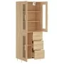 Aparador alto madera contrachapada color roble 69,5x34x180 cm by vidaXL, Sideboards - Ref: Foro24-3198588, Price: 170,01 €, D...