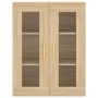 Aparador alto madera contrachapada color roble 69,5x34x180 cm by vidaXL, Sideboards - Ref: Foro24-3198588, Price: 170,01 €, D...