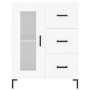 Aparador alto madera contrachapada blanco 69,5x34x180 cm de vidaXL, Aparadores - Ref: Foro24-3198593, Precio: 187,20 €, Descu...