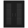 Aparador alto madera contrachapada negro 69,5x34x180 cm de vidaXL, Aparadores - Ref: Foro24-3198594, Precio: 189,74 €, Descue...