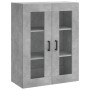 Aparador alto madera contrachapada gris hormigón 69,5x34x180 cm de vidaXL, Aparadores - Ref: Foro24-3198597, Precio: 180,94 €...