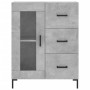 Aparador alto madera contrachapada gris hormigón 69,5x34x180 cm de vidaXL, Aparadores - Ref: Foro24-3198597, Precio: 180,94 €...