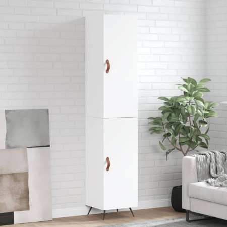 Aparador alto madera contrachapada blanco 34,5x34x180 cm de vidaXL, Aparadores - Ref: Foro24-3198761, Precio: 101,39 €, Descu...