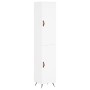 Aparador alto madera contrachapada blanco 34,5x34x180 cm de vidaXL, Aparadores - Ref: Foro24-3198761, Precio: 101,39 €, Descu...