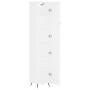 Aparador alto madera contrachapada blanco 34,5x34x180 cm de vidaXL, Aparadores - Ref: Foro24-3198761, Precio: 101,39 €, Descu...