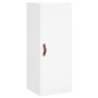 Aparador alto madera contrachapada blanco 34,5x34x180 cm de vidaXL, Aparadores - Ref: Foro24-3198761, Precio: 101,39 €, Descu...