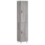 Aparador alto madera contrachapada gris Sonoma 34,5x34x180 cm de vidaXL, Aparadores - Ref: Foro24-3198767, Precio: 105,29 €, ...
