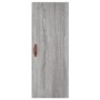 Aparador alto madera contrachapada gris Sonoma 34,5x34x180 cm de vidaXL, Aparadores - Ref: Foro24-3198767, Precio: 105,29 €, ...