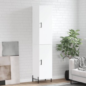 Aparador alto madera contrachapada blanco 34,5x34x180 cm de vidaXL, Aparadores - Ref: Foro24-3198793, Precio: 114,37 €, Descu...
