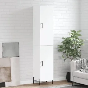 Aparador alto madera contrachapada blanco 34,5x34x180 cm de vidaXL, Aparadores - Ref: Foro24-3198793, Precio: 113,03 €, Descu...