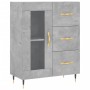 Aparador alto madera contrachapada gris hormigón 69,5x34x180 cm de vidaXL, Aparadores - Ref: Foro24-3189489, Precio: 153,51 €...