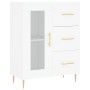 Aparador alto madera contrachapada blanco 69,5x34x180 cm de vidaXL, Aparadores - Ref: Foro24-3189493, Precio: 149,42 €, Descu...