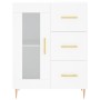 Aparador alto madera contrachapada blanco 69,5x34x180 cm de vidaXL, Aparadores - Ref: Foro24-3189493, Precio: 149,42 €, Descu...