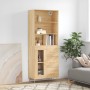 Aparador alto madera contrachapada color roble 69,5x34x180 cm de vidaXL, Aparadores - Ref: Foro24-3189496, Precio: 165,65 €, ...