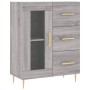 Aparador alto madera contrachapada gris sonoma 69,5x34x180 cm de vidaXL, Aparadores - Ref: Foro24-3189499, Precio: 158,78 €, ...