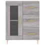Aparador alto madera contrachapada gris sonoma 69,5x34x180 cm de vidaXL, Aparadores - Ref: Foro24-3189499, Precio: 158,78 €, ...