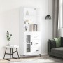 Aparador alto madera contrachapada blanco 69,5x34x180 cm de vidaXL, Aparadores - Ref: Foro24-3189509, Precio: 165,38 €, Descu...