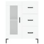 Aparador alto madera contrachapada blanco 69,5x34x180 cm de vidaXL, Aparadores - Ref: Foro24-3189509, Precio: 165,38 €, Descu...