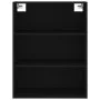 Tall black plywood sideboard 69.5x34x180 cm by vidaXL, Sideboards - Ref: Foro24-3189510, Price: 163,40 €, Discount: %