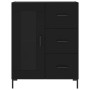 Aparador alto madera contrachapada negro 69,5x34x180 cm de vidaXL, Aparadores - Ref: Foro24-3189510, Precio: 176,01 €, Descue...