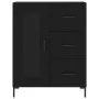 Tall black plywood sideboard 69.5x34x180 cm by vidaXL, Sideboards - Ref: Foro24-3189510, Price: 163,40 €, Discount: %