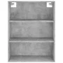 Aparador alto madera contrachapada gris hormigón 69,5x34x180 cm von vidaXL, Sideboards - Ref: Foro24-3189513, Preis: 146,68 €...